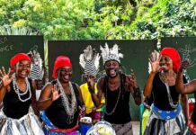 Le Trophée TotalEnergiesCHAN2024 célébré dans la pure tradition africaine.