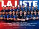 La liste des vingt-trois Bleus