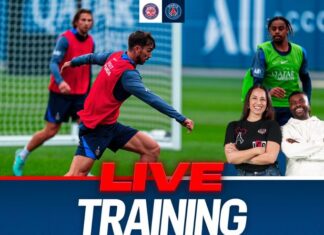 15 minutes d’entraînement en direct avant Toulouse