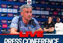 Conf de presse de Luis Enrique en direct avant Toulouse
