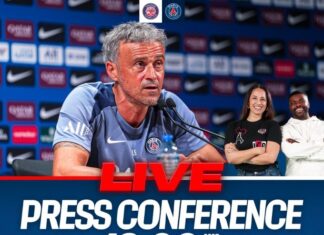 Conf de presse de Luis Enrique en direct avant Toulouse