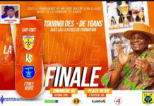 DABOU / 4ᵉ ÉDITION DU TOURNOI DES U16 / CAF-FOOT ET ETOILE VERTE POUR LE BOUQUET FINAL