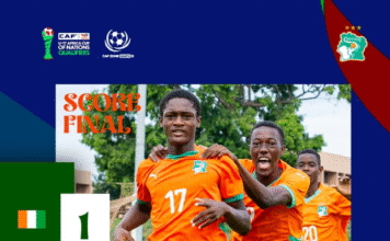 Tournoi qualificatif CAN U17 2026 -UFOA-B 2025 – 3e J : Les Éléphanteaux accrochés par le Togo !