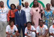 BEACH WRESTLING – CHAMPIONNAT D’AFRIQUE U15, U17 et U20 / LE COMITÉ NATIONAL OLYMPIQUE CÉLÈBRE LES MÉDAILLÉS IVOIRIENS