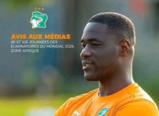 Éléphants : Faé dévoile sa liste pour les deux dernières journées des éliminatoires du Mondial 2026