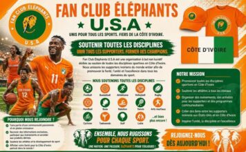 FAN CLUB ÉLÉPHANTS USA : LA DIASPORA IVOIRIENNE LANCE LA « MARÉE ORANGE » AUX ÉTATS-UNIS AVANT LE MONDIAL 2026