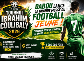 DABOU : LE TOURNOI IBRAHIM COULIBALY 2026 PREND SON ENVOL, LA JEUNESSE AU CŒUR DU PROJET